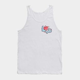 Valentine Day ! Love Word Tank Top